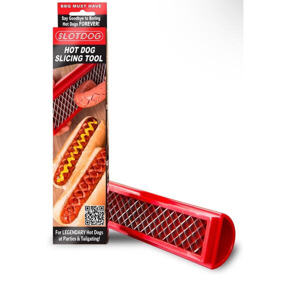 SLOTDOG - Stainless Steel Hot Dog Slicing Tool - Picture 1 of 6